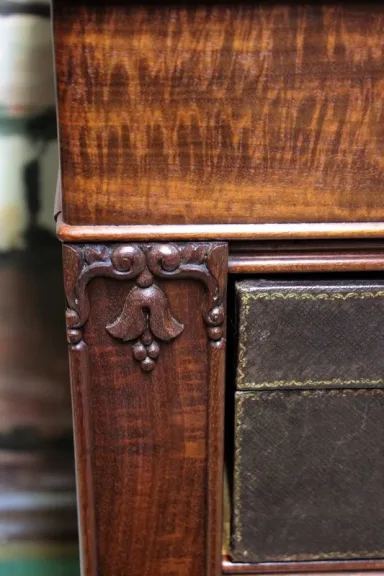 Cartonnier Ecritoire en acajou XIXeme