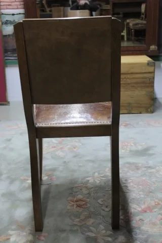 Salle à manger Art-Déco en noyer XXe