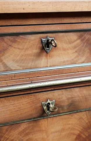 Louis XVI period drop leaf Secrétaire