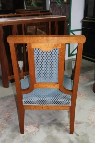 Paire de Fauteuils Louis XVI en chêne XXe