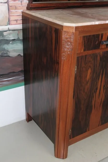 Buffet Art-Déco en palissandre XXe