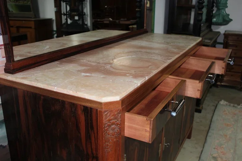 Buffet Art-Déco en palissandre XXe
