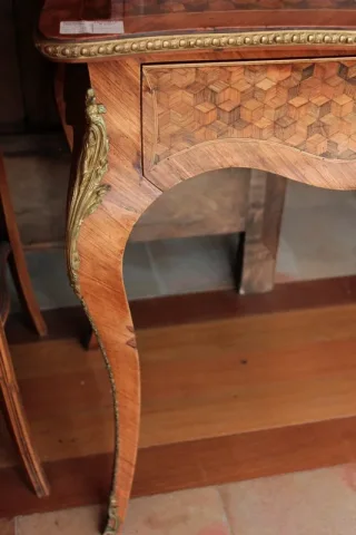 Cabinet de dame en marqueterie XIXe
