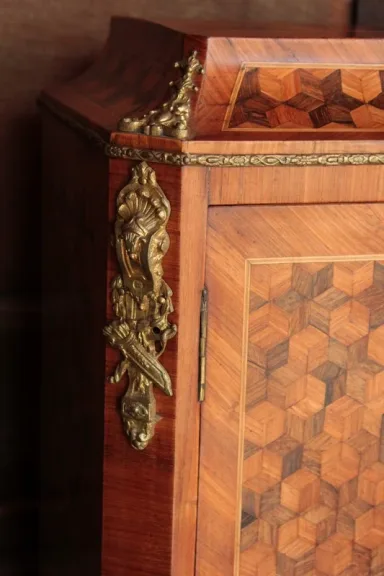 Cabinet de dame en marqueterie XIXe