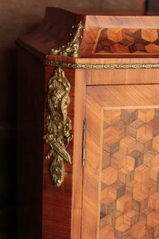 Cabinet de dame en marqueterie XIXe