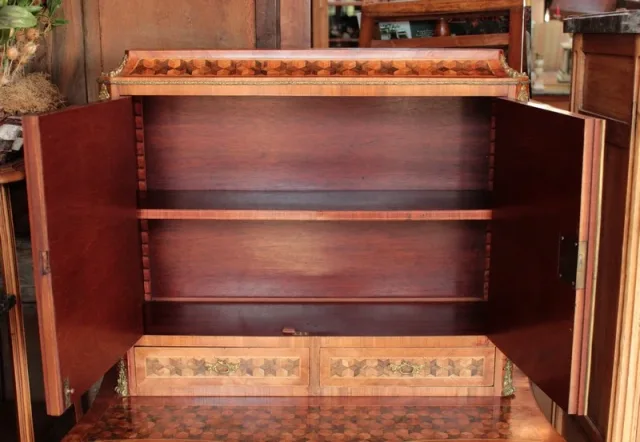 Cabinet de dame en marqueterie XIXe