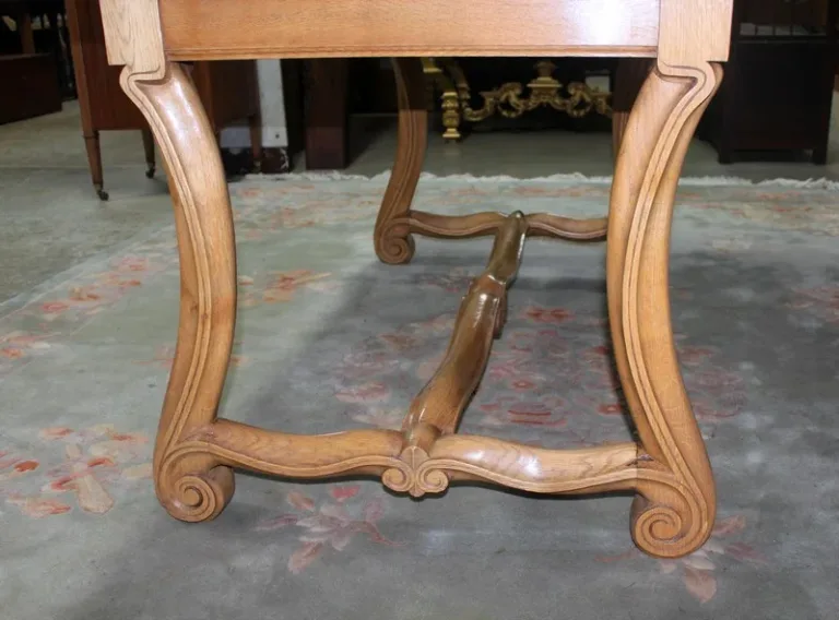 Table rectanguaire en chêne XXe