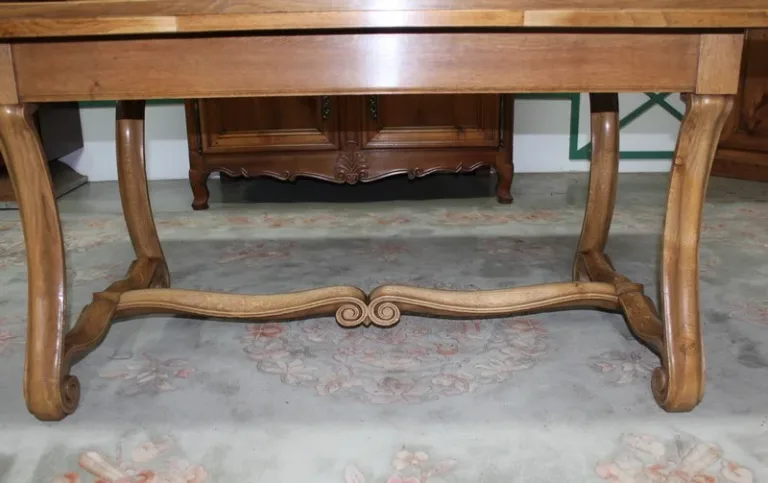 Table rectanguaire en chêne XXe