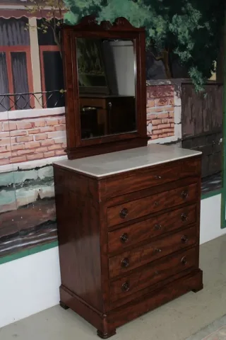 Commode-Coiffeuse en Acajou XIXeme