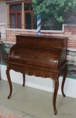 Bureau cylindre NAPOLEON III en Acajou