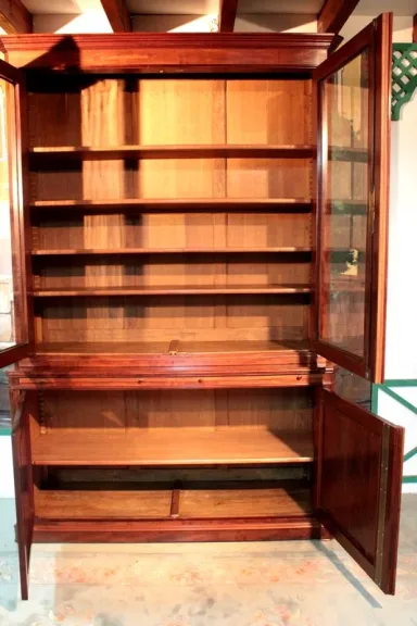 MAHOGANY BOOKCASE