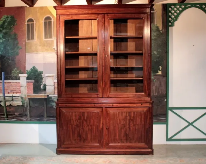 MAHOGANY BOOKCASE