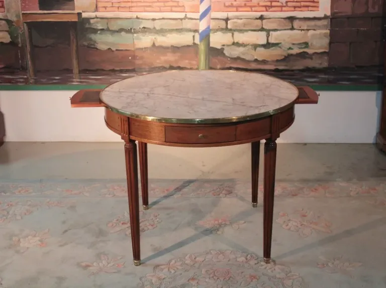 Table Bouillotte en Acajou XIXeme