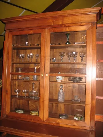 Bureau-Bibliothèque en Noyer XIXeme