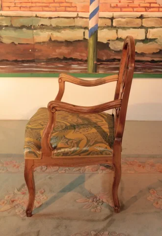 LOUIS XV STIJLARME STOEL