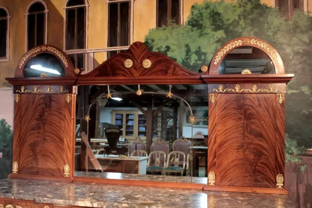 Enfilade "Retour d'Egypte" en Acajou XXeme