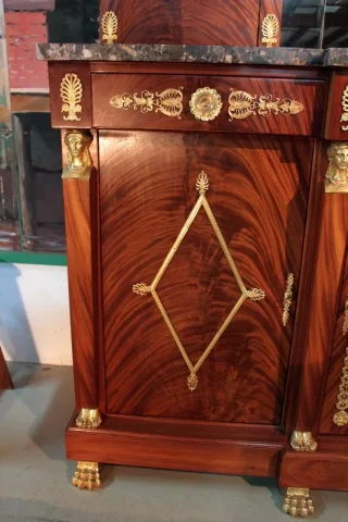 Enfilade "Retour d'Egypte" en Acajou XXeme