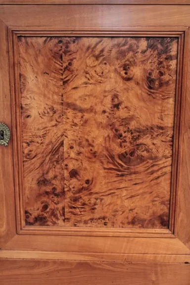 Enfilade Directoire en Merisier et loupe d'Orme XVIIIe