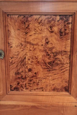 Enfilade Directoire en Merisier et loupe d'Orme XVIIIe