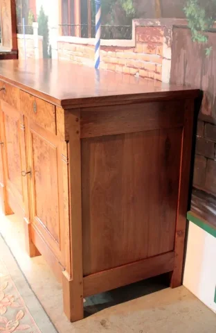 Enfilade Directoire en Merisier et loupe d'Orme XVIIIe