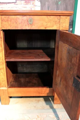 Enfilade Directoire en Merisier et loupe d'Orme XVIIIe