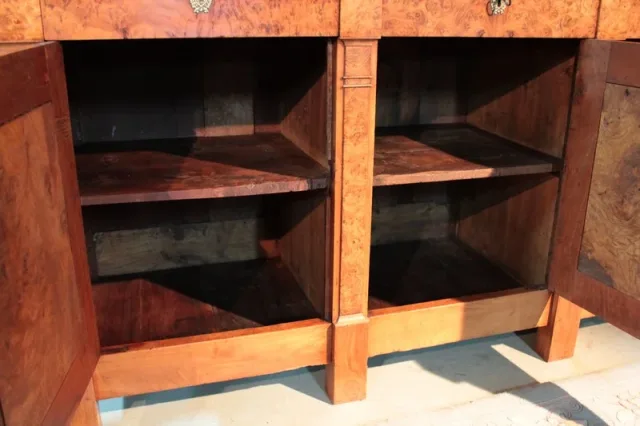 Enfilade Directoire en Merisier et loupe d'Orme XVIIIe