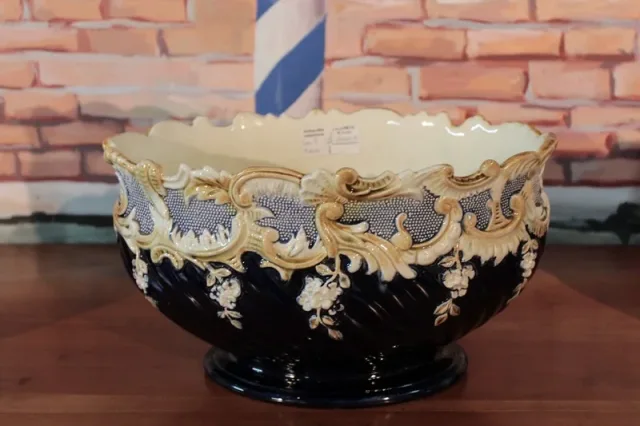 Garniture de Cheminée en Barbotine XIXeme