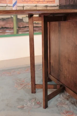 Table pliante en Chêne XXeme