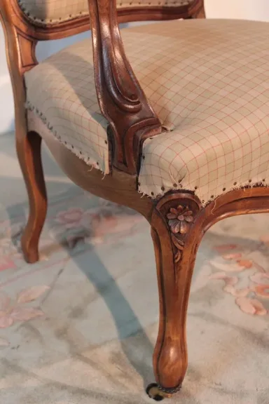 COPPIA POLTRONE LOUIS XV STYLE