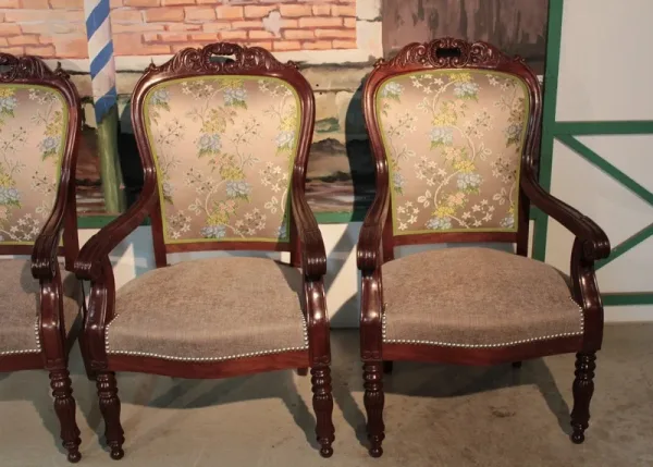 SUITE VIER LOUIS PHILIPPE PERIODE SESSEL
