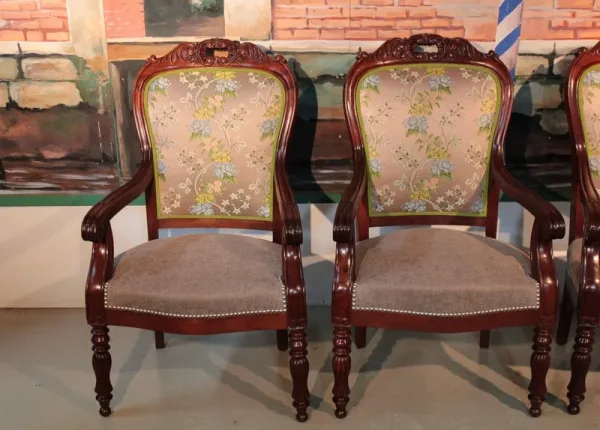 SUITE VIER LOUIS PHILIPPE PERIODE SESSEL