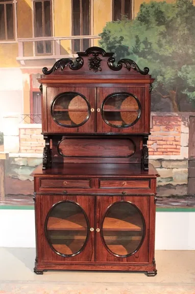Buffet deux-corps NAPOLEON III en Palissandre XIXe