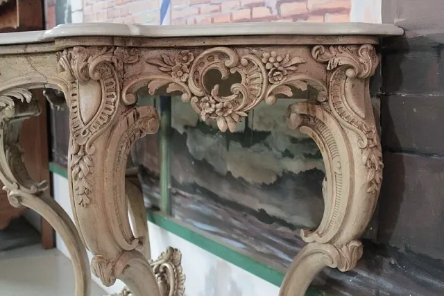 LOUIS XV PERIOD CONSOLE TABLE