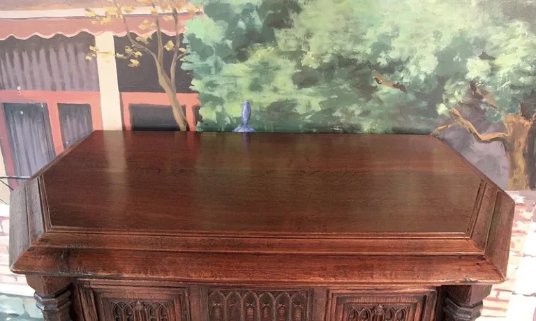 GOTHIC STYLE OAK CUPBOARD