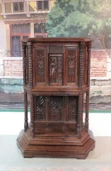 GOTHIC STYLE OAK CUPBOARD