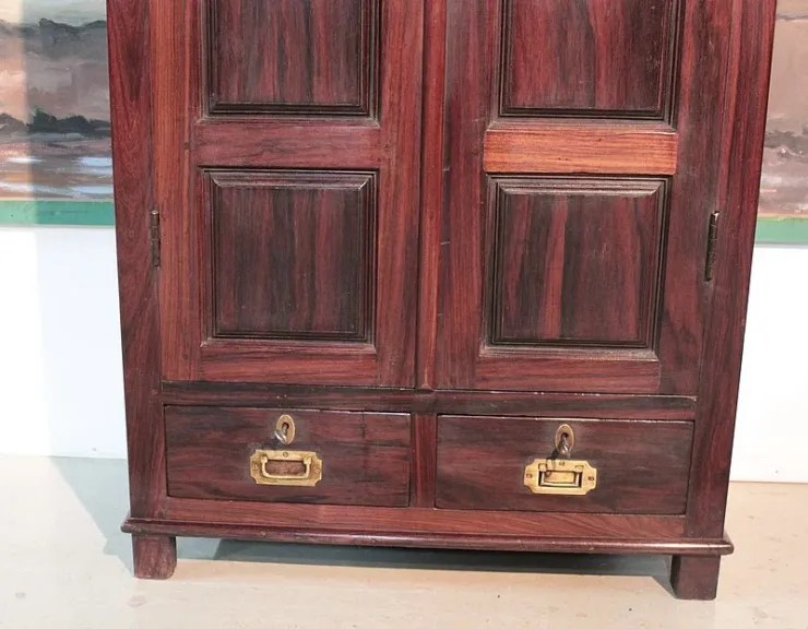 Armoire Indienne en Palissandre Goût Louis XIV XIXeme