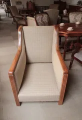 Fauteuil Art-Déco en Hêtre Années 30/40