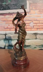 SPELTER STATUE BY CHARLES RUCHOT