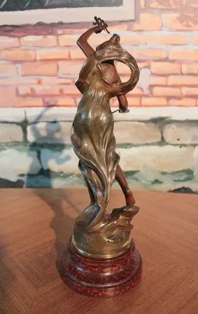 SPELTER STATUE BY CHARLES RUCHOT