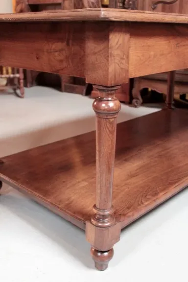 Table de Drapier en Chêne Début XXeme