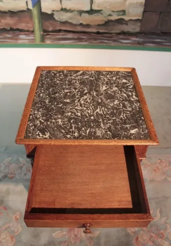 Table de Salon en Chêne et cannage XIXeme