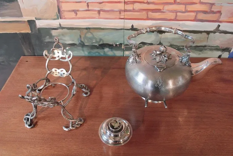 SILBER PLATTE SAMOVAR