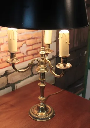 BRONZE LAMPE