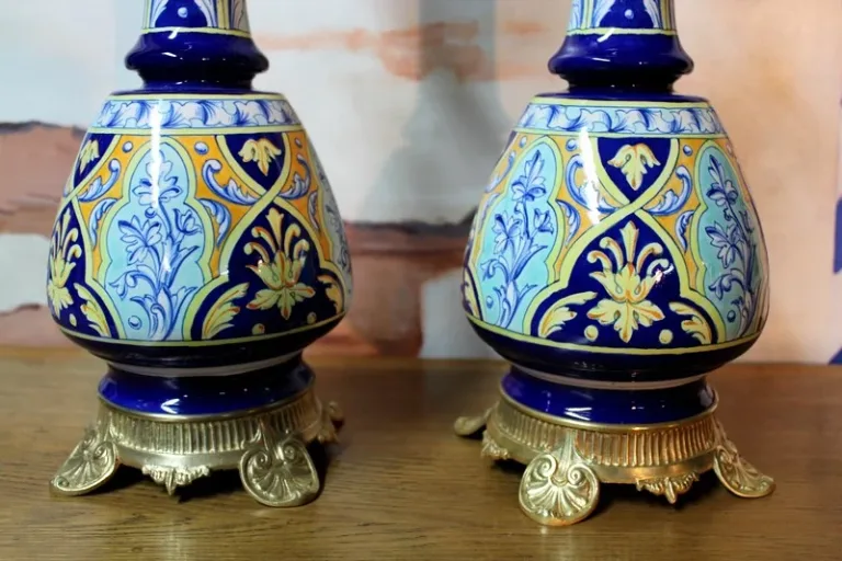 FAIENCE BENZINELAMPEN