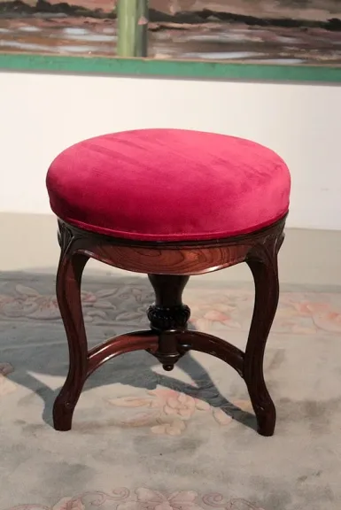 Napoleon III Zeitraum PIANO HOCKER