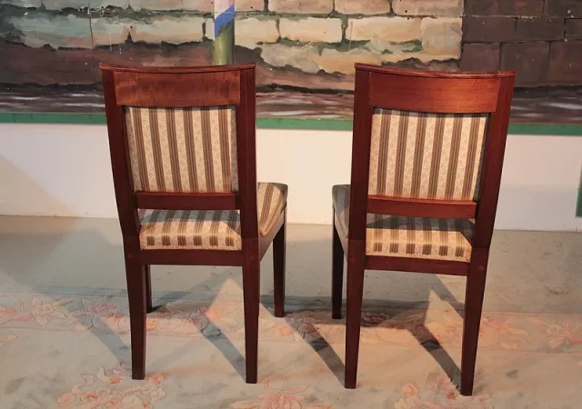 DIRECTOIRE STYLE CHAIRSのペア