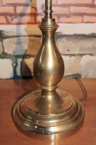 BRONZE SCHREIBTISCHLAMPE