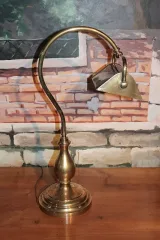 BRONZE SCHREIBTISCHLAMPE