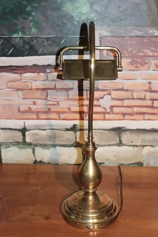 BRONZE SCHREIBTISCHLAMPE