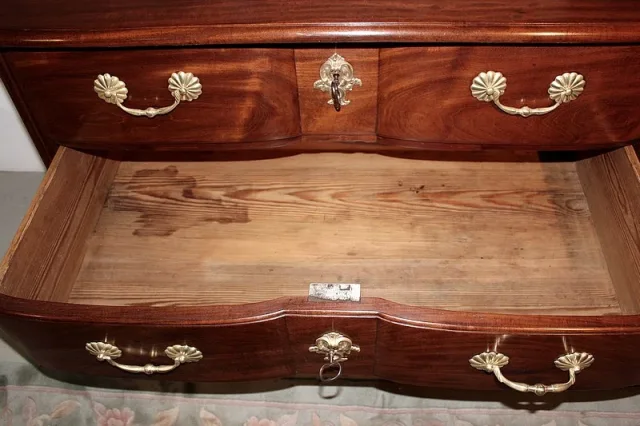 Commode Louis XIV en Acajou de Cuba XVIIIeme